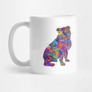 English Bulldog Puppy watercolor Mug